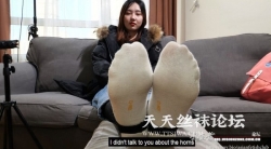 【A&F】New Sexy asia ans`s foot odor test question and answer 4K（采访Nono）