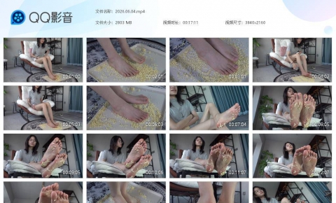【南国足艺】琪琪美脚踩方便面，脏脏的脚底，有语言诱惑！
