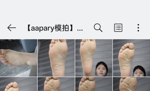 【aapary模拍】欣欣细致的大白脚（110P）