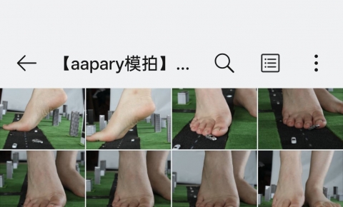 【aapary模拍】新模欣欣的大脚踩城市（129P）