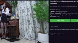Beautiful sexy Asian young woman Nancy shows off her sexy 39EU big feet69 4K