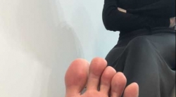 定制 b站香菜公主 透明高跟鞋 秀足 搓鞋 4k